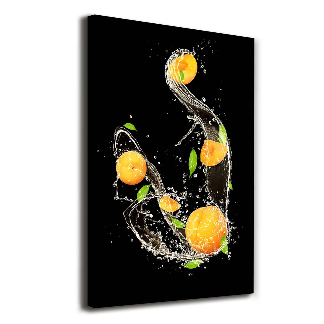 Orangen - Kunstdrucke auf Leinwand - Wrapped Canvas