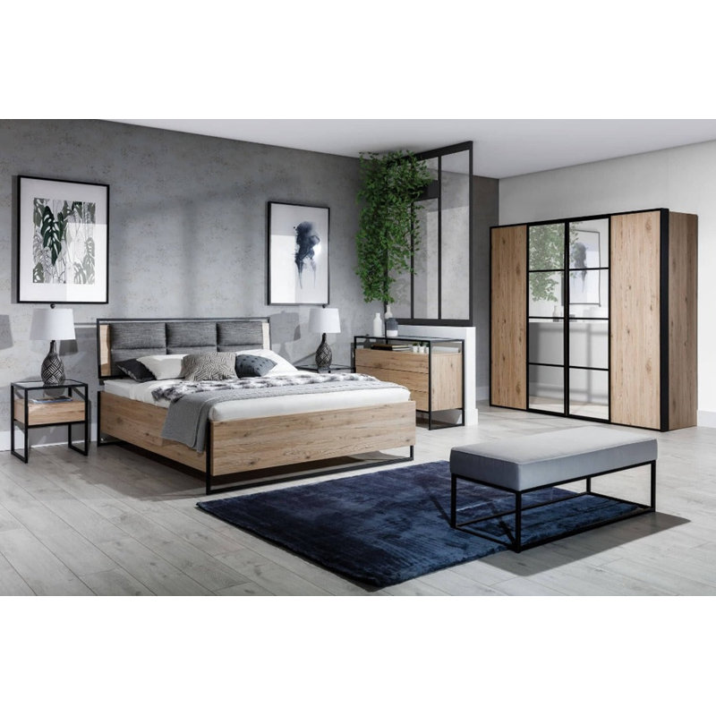 Andrzelika Solid + Manufactured Wood Wardrobe, 207cm H x 109cm W x 63cm D