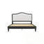 Grand lit plateforme avec tête de lit tapissier Kirkham-1723105247