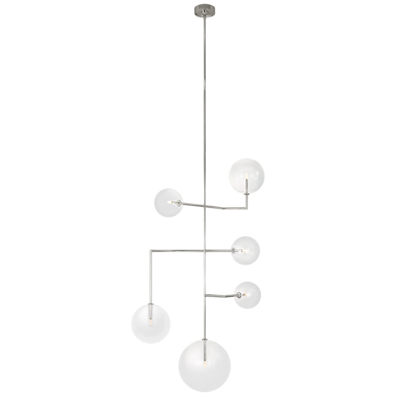 Linnea 6 - Light Metal LED Chandelier by AERIN