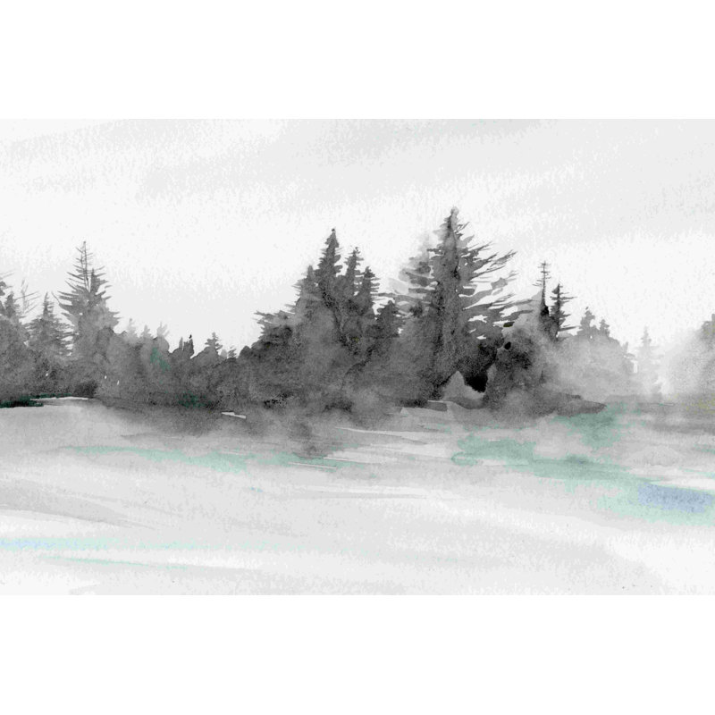 Evergreen au loin II, H 20 po x l 30 po