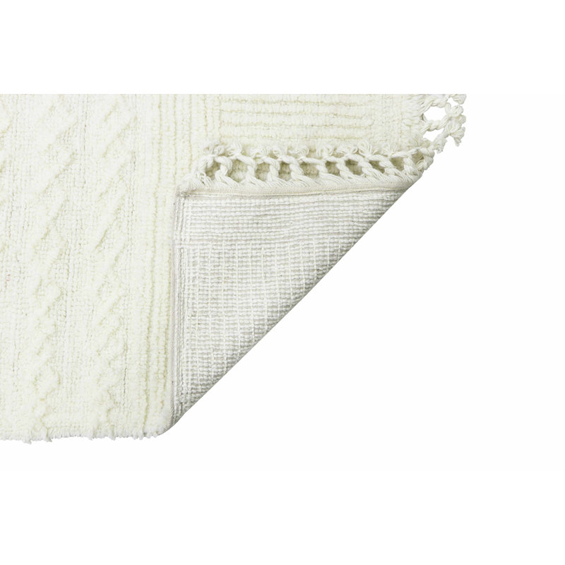 Woolable Kids Handmade Wool Area Rug, Rectangle 4' x 5'6"