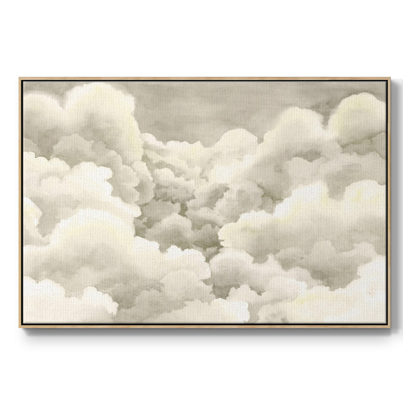 Storm Brew III, reproduction d'art sur toile, H 25 po x l 37 po x P 2 po, Bois naturel