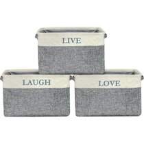 https://assets.wfcdn.com/im/23253750/resize-h210-w210%5Ecompr-r85/7216/72166296/Gray+Love%2C+Live%2C+Laugh+Twill+Fabric+Basket.jpg