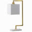 9x14.3x25.2" Metal Table Lamp