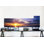 « coucher de soleil », ensemble de 3 impressions sur toile tendue, "crépuscule water ocean island" , ensemble de 3 reproductions sur toiles tendues giclée