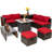 Jalyza 6 - Person Patio Conversation Set with Cushions-1541736636