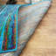 Tapis rayé bleu Ethyleen-22363434
