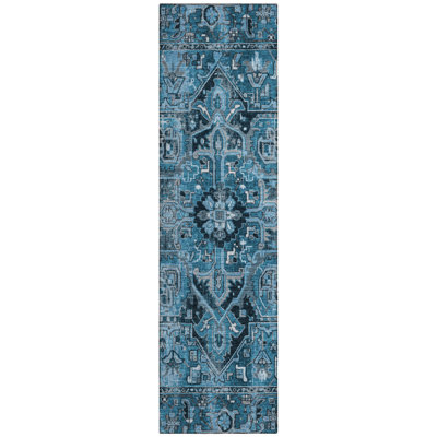 Mexia Washable Oriental Indoor / Outdoor Rug