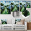 Green Solution Solar Panels Field II - Panneaux solaires, art mural en métal-754972944