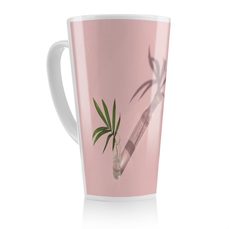 Botanical leaf on Designer Latte Mug