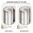 Pelaga Recessed Framed Metal Medicine Cabinet-1209676453-1209676454