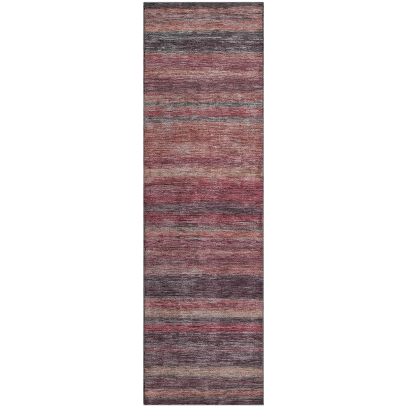 Premium Machine Washable Marasco AMF1639 Stripes Rug, Runner 2'3" x 7'6"