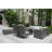 Areefa Wicker 9 - Person Patio Conversation Set with Cushions-178244206