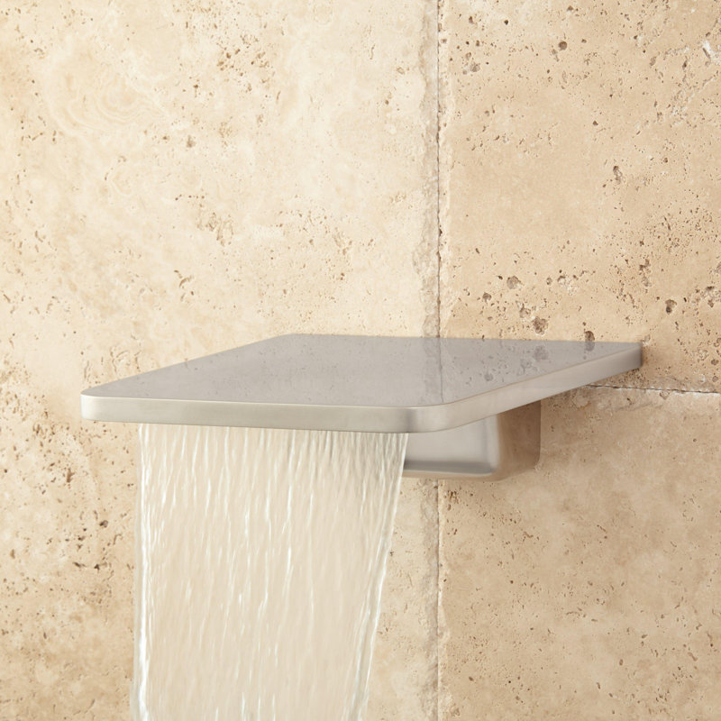 Bec de baignoire Knox, Nickel brossé