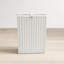Hand Woven Plastic Laundry Hamper with Handles-34406849