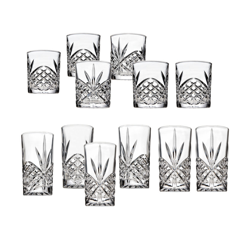 Ensemble de verres à whisky 12 pièces Dublin