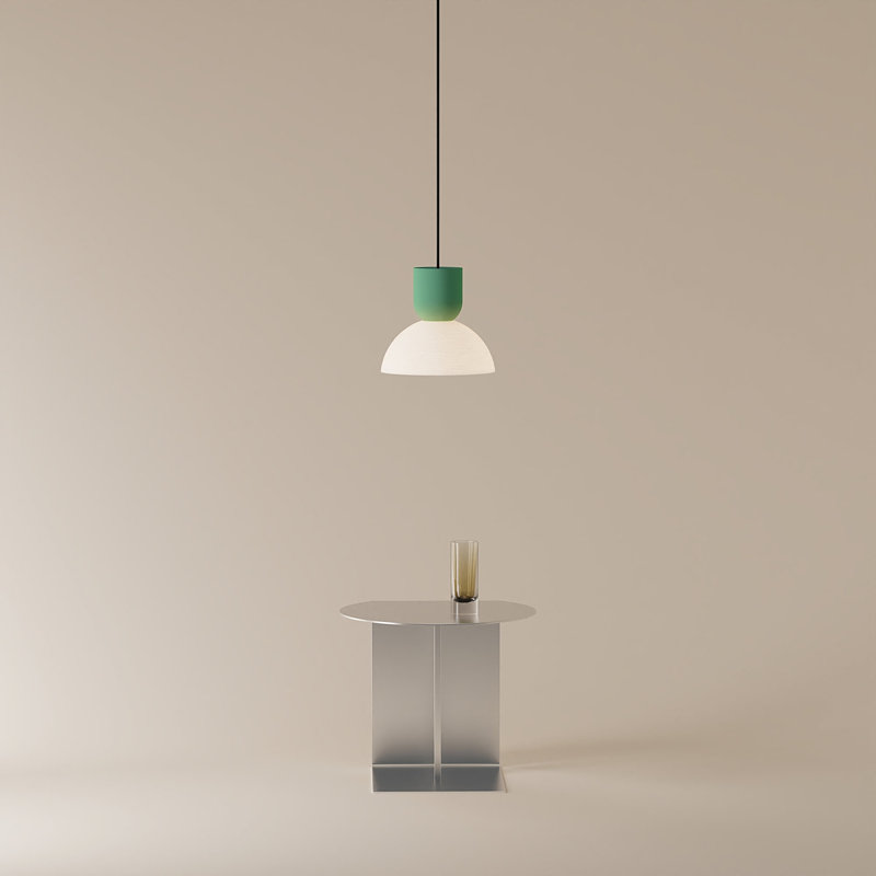 Buia Pendant Light, Sage, White