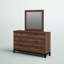 Commode double 6 tiroirs avec miroir Erithon