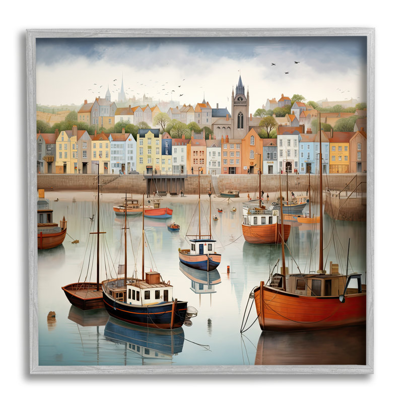 Bord de mer sur toile par Ray Powers, H 24 po x l 24 po x P 1,5 po, Estampe numérique Farmhouse