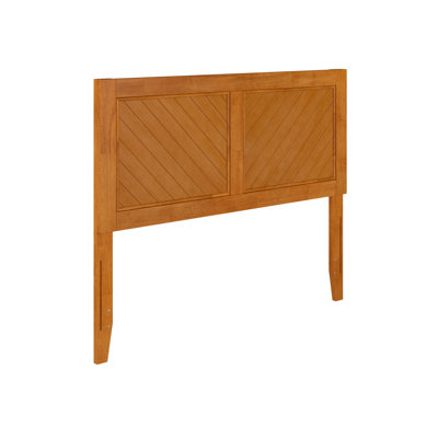 Emmitte Solid Wood Rustic Chevron Headboard