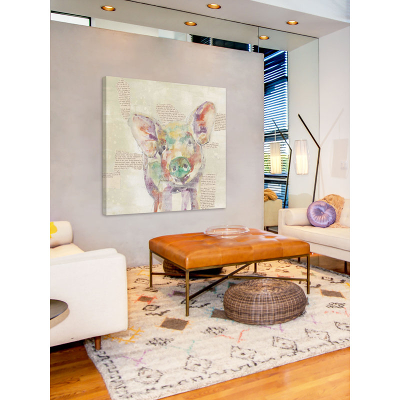 Farm Collage I - Wrapped Canvas Print, 122 cm H x 122 cm W x 4 cm D
