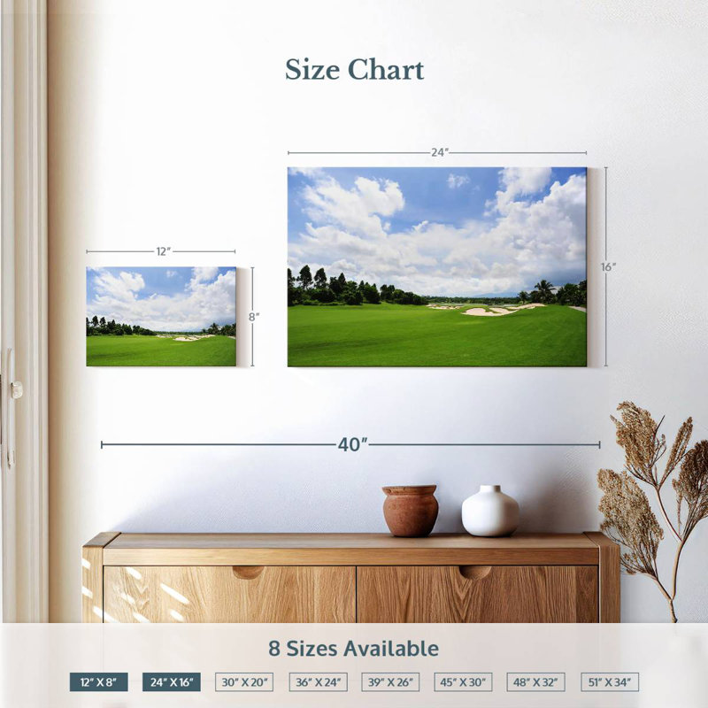 Parcours de golf Sireci Vista, H 16 po x l 24 po