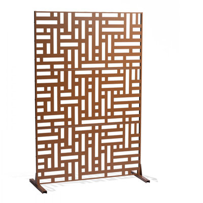Metal Privacy Screen Outdoor Privacy Screens & Panels for Patio by VEVOR