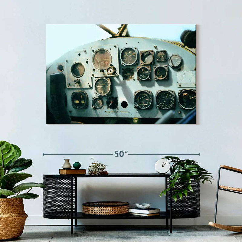 Mehar Helicopter Control Panel, 32" H x 48" W