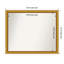 Townhouse Gold Non-Beveled Bathroom Wall Mirror-1016737397