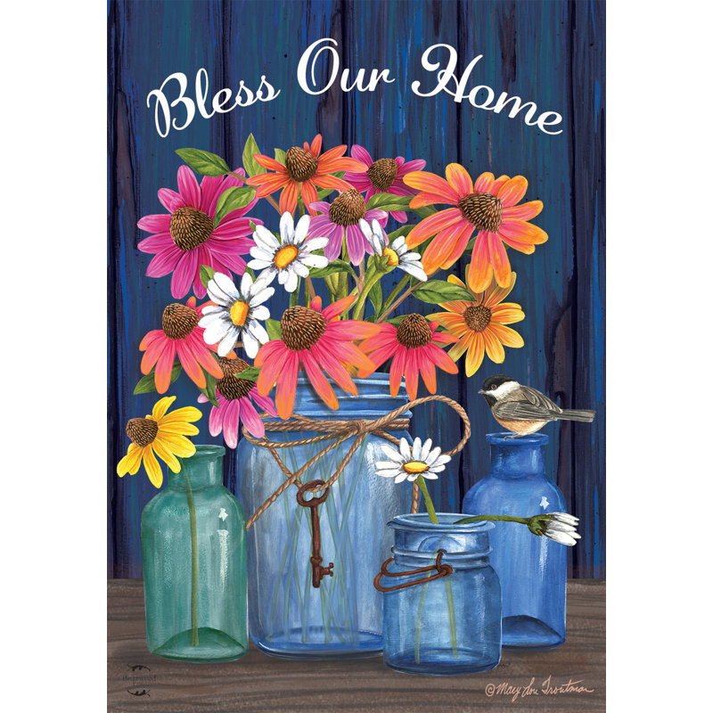 Maison d'été Bless Our Home Mason Jars