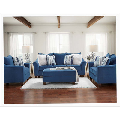 Camero Fabric 4-Piece Living Room sofa Set