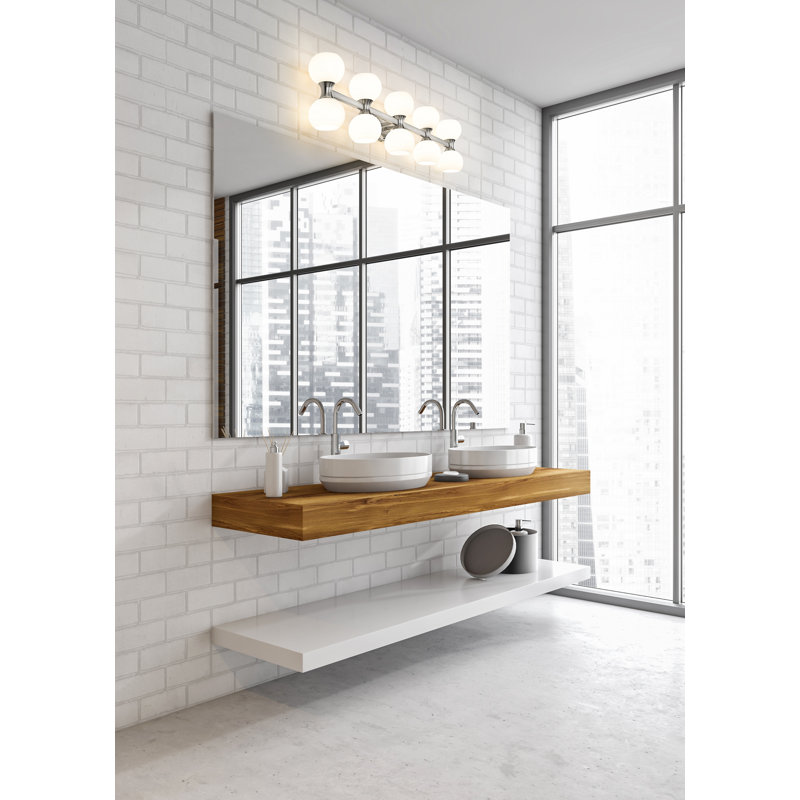 10 - Light Dimmable Vanity Light, Brushed Nickel