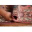 Tapis rose tribal 4 x 10