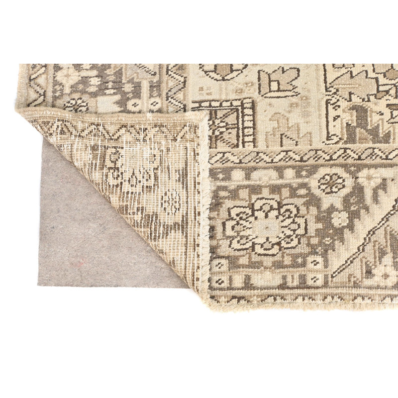 One-of-a-Kind Muted Beige Transitional 10X13 Oriental Area Rug
