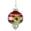 3.25'' Abstract Glass Holiday Shaped Ornament