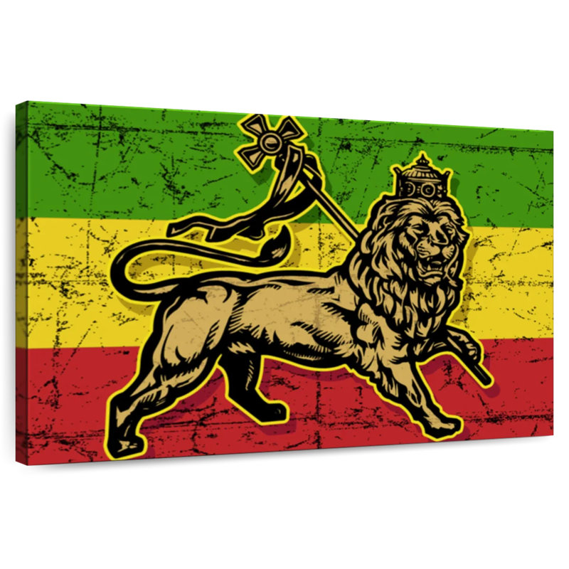 Borges Lion Of Judah, 24" H x 36" W