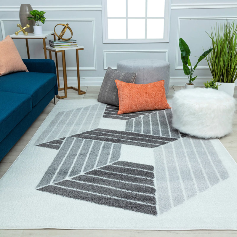 Performance Geometric Indoor Rug, Rectangle 2'0" x 4'0"