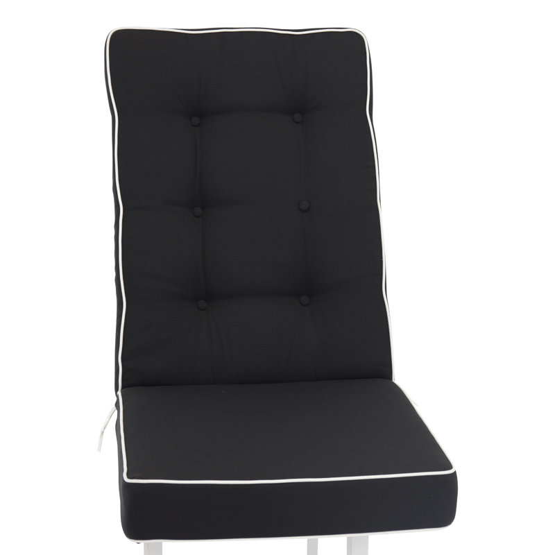 Adirondack Chair Cushion, H12 x W56 x D132cm, Black