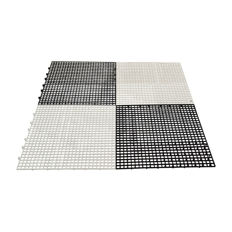 9' 10" x 9' 10" Giant Plastic Chess Board with 15" Squares