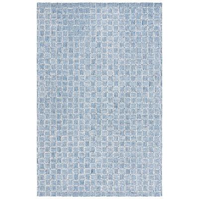 Travyn Hand Tufted Wool Pile And Cotton With Latex Striped Rug