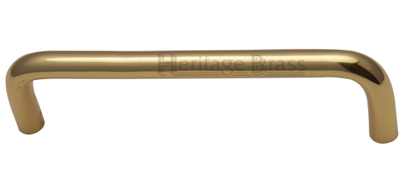 Heritage Brass Heritage Cabinet Pull Wire Design, 16cm L x  0.8cm W, Polished Brass