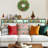 78.8" Behind Couch Table With 2 Power Outlets&Led Light
