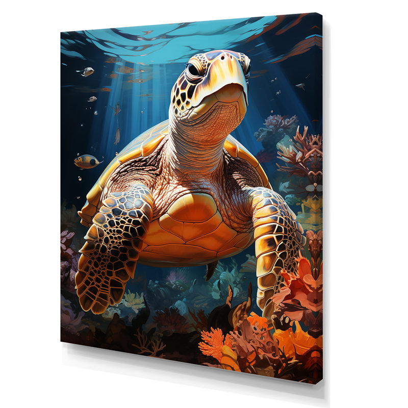Fantasy Reef, reproduction d'art sur toile, Toile tendue, H 20 po x l 12 po