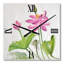 Deux fleurs de lotus roses - Horloge murale traditionnelle-266432739