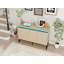 Carved 3 Door Sideboard With LED