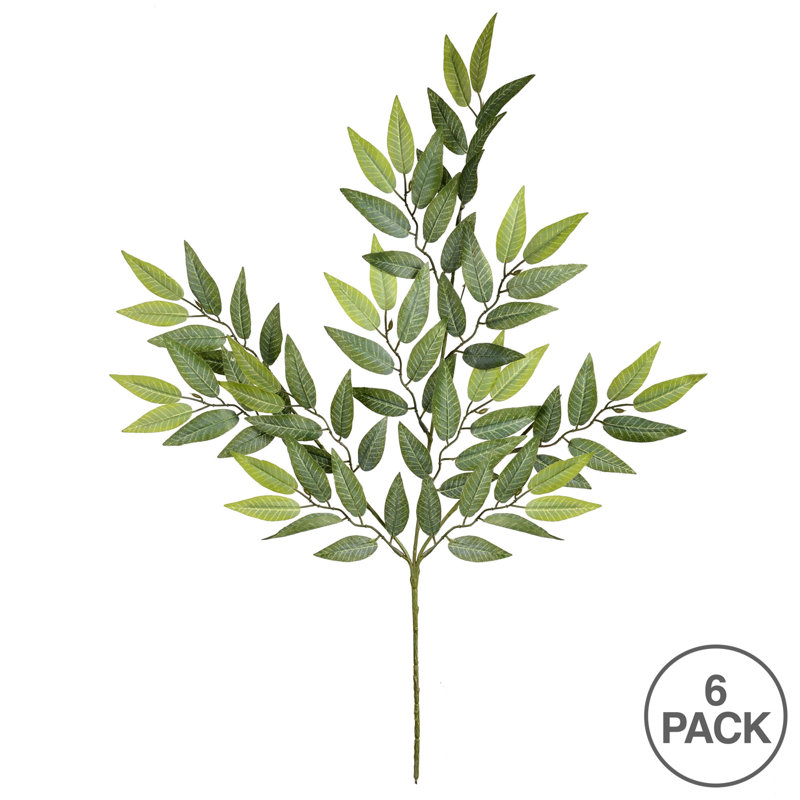 6 pièces pour les mini-branches de feuilles