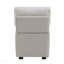 Canapé modulaire inclinable électrique modulaire en sherpa et velours gris