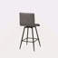Tabouret de comptoir pivotant en similicuir