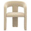 Ensemble de salle à manger 5 pièces - Table ivoire avec chaise beige
